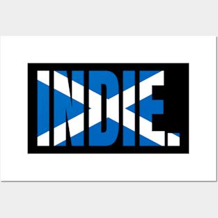 Indie Saltire Flag Scotland for Independents Posters and Art